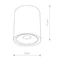 EDESA LED M Plafón 6W IP54 230V blanco