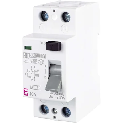 EFI-2 F 40/0,03 Typ F Differenzialschutzschalter