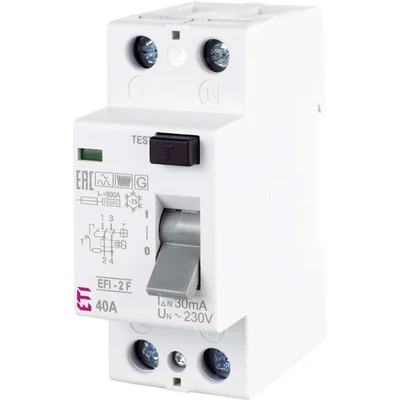 EFI-2 F 40/0.03 Type F differential circuit breaker