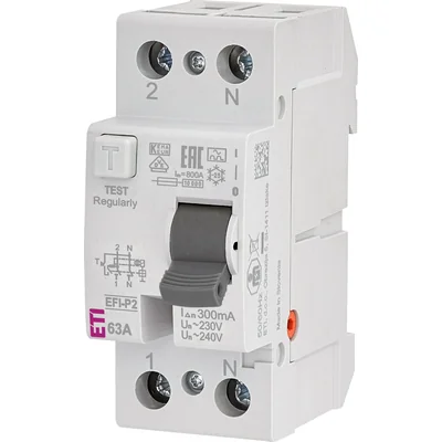 EFI-P2 A 63/0,3 Differenzialschutzschalter
