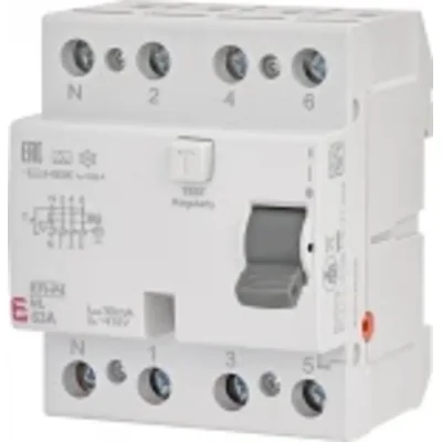 EFI-P4 A 25/0,3 NL Diferenciální jistič - N vlevo