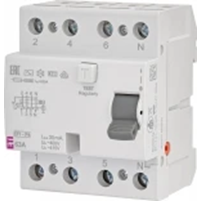 EFI-P4 AC 63/0.03 4-pole residual current circuit breaker