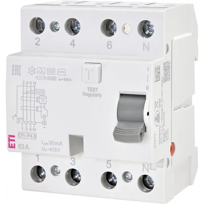 EFI-P4 B 63/0.03 Type B differential circuit breaker