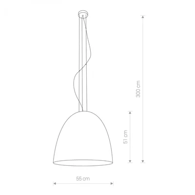 EGG L Suspension blanche et dorée