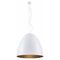 EGG L White and gold pendant lamp