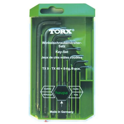 Ein Satz abgewinkelter Torx-Schraubendreher