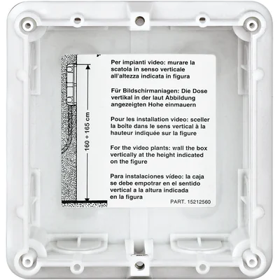 Einbaugehäuse für SFERA-Panels – 1 Modul