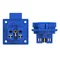 Einbausteckdose 230V SCHUKO blau rückseitiger Kabeleingang (Standard) IP55