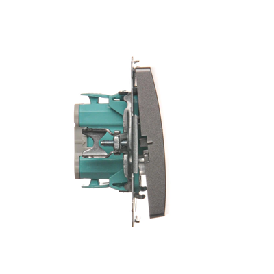 Einpoliger Schalter (Modul) 10A 250V Inox-Schraubklemmen (metallisch)