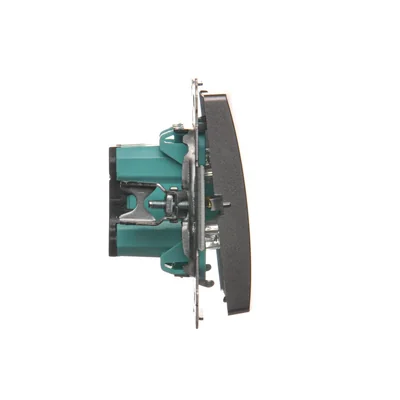 Einpoliger Schalter (Modul) 16A 250V Inox-Schraubklemmen (metallisch)