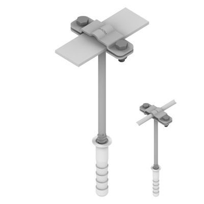 Einschraubgriff mit Spreizdübel mit M12-Schraube L=10cm, feuerverzinkt