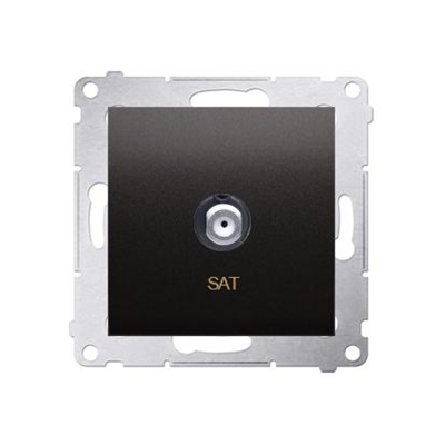 Einzel-SAT-Antennendose (Modul) Anthrazit (Metallic)