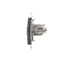 Einzelne Computersteckdose RJ45, Kategorie 6, geschirmt mit Staubschutzkappe (Modul) Anthrazit (Metallic)