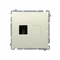 Einzelne HDMI-Buchse (Modul) beige