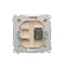 Einzelne HDMI-Buchse (Modul) beige