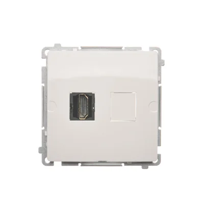 Einzelne HDMI-Buchse (Modul) weiß
