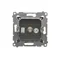 Einzelne SAT-Antennendose (Modul) bronze-metallic matt