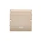 Einzelner Hotelschalter mit Hintergrundbeleuchtung, 10A, beige