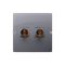 Einzelner Lautsprechersockel - 1 Lautsprechersäule (Modul) inox (metallisch)