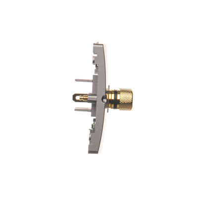 Einzelner Lautsprechersockel - 1 Lautsprechersäule (Modul) inox (metallisch)