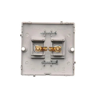 Einzelner Lautsprechersockel - 1 Lautsprechersäule (Modul) inox (metallisch)