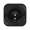 Einzelsteckdose n/t ToDo 2P+Z IP20, 16 A, 230 V AC, schwarz