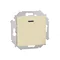 Einzeltaster ohne Piktogramm mit Hintergrundbeleuchtung (Modul) 10A 250V Schraubklemmen beige