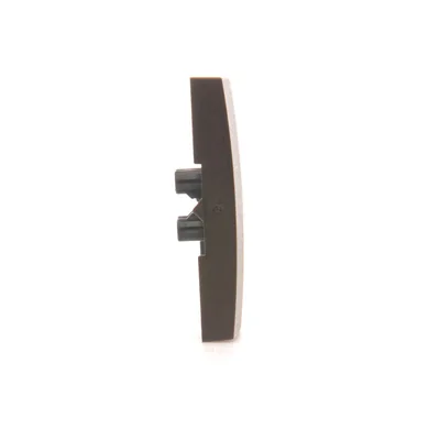 Einzelwippe mit Öse für beleuchtete Schalter/Taster, mattbronze (metallic)