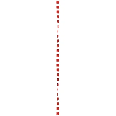 Einzelwippe mit Ring für Schalter/Taster mit Hintergrundbeleuchtung, rot