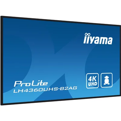 Ekran DigitalSignage iiyama LH4360UHS-B2AG 43" ELED VA 4K, 500cd/m2, Android11, iisignage2, 24/7, 3xHDMI