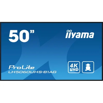 Ekran DigitalSignage iiyama LH5060UHS-B1AG 50" ELED IPS 4K, 500cd/m2, Android11, iisignage2, 24/7, 3xHDMI