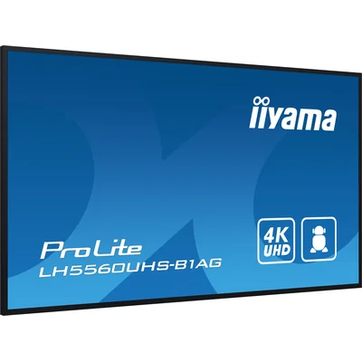 Ekran DigitalSignage iiyama LH5560UHS-B1AG 55" ELED VA 4K, 500cd/m2, Android11, iisignage2, 24/7, 3xHDMI