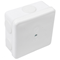 ELDA Caja de pared sin conector PON56, 80x80mm, blanco