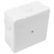 ELDA Wall-mounted box without connector PON56 80x80mm white