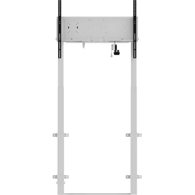 Electric single-post wall lift for monitors up to 98"