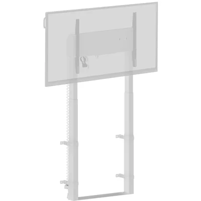 Electric single-post wall lift for monitors up to 98"