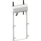 Electric single-post wall lift for monitors up to 98"