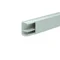electrical channel PVC 50x30 white, with a fixed asymmetric partition, 2m