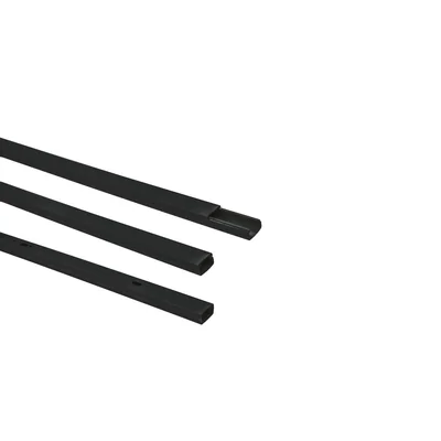 Electrical installation cable channel 25x15mm, black, UV resistant, 2m