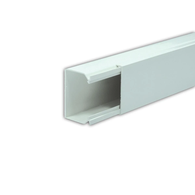 Electrical installation trunking LS0H LS 60x40 white, length 2m / with spacer RO60