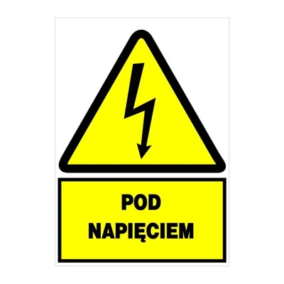 Electrical warning sign 148x210 LIVE ZEO/A-5