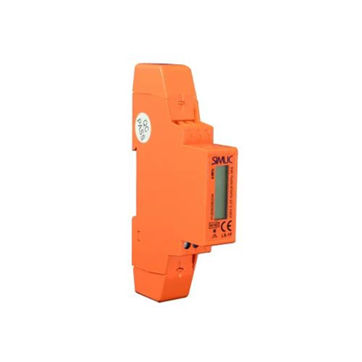 Electricity meter digital single-phase MID SIMLIC orange