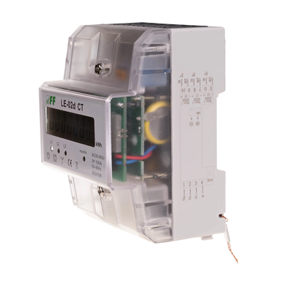 Electricity meter - three-phase LCD display with programmable gear ratio