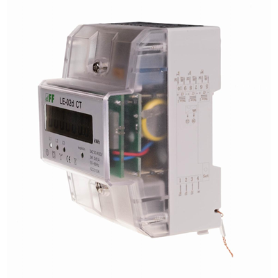 Electricity meter - three-phase LCD display with programmable gear ratio