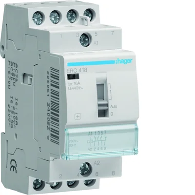 Electromagnetic installation relay 230VAC 2NO+2NC 16A