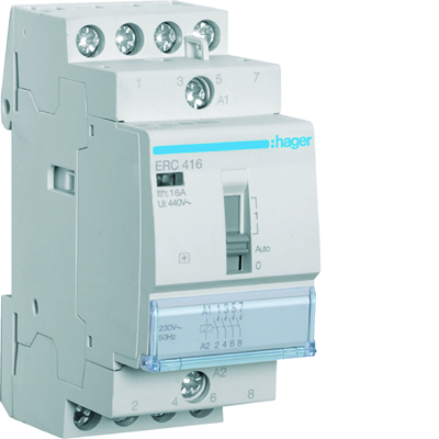 Electromagnetic installation relay 230VAC 4NO 16A