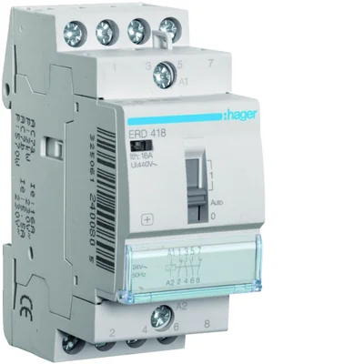 Electromagnetic installation relay 24VAC 2NO+2NC 16A