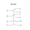 Electromagnetic relay 110V 2+2 contacts