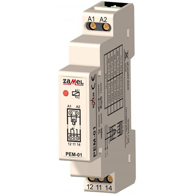 Electromagnetic relay 12V AC/DC 16A TYPE: PEM-01/012