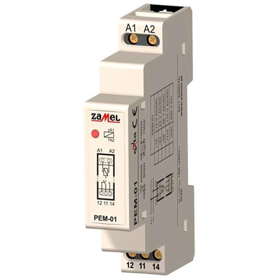 Electromagnetic relay 12V AC/DC 16A TYPE: PEM-01/012